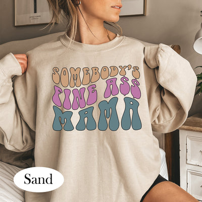 Aesthetic Mama Hoodie and Sweatshirt- Sand Color