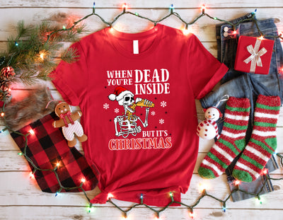 Christmas t-shirt red