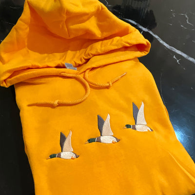 Canada Goose Embroidered Hoodie Gold