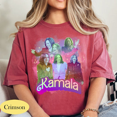 I'm With Kamala t-shirt comfort colors crimson color