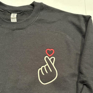 Korean finger k-drama sweatshirt