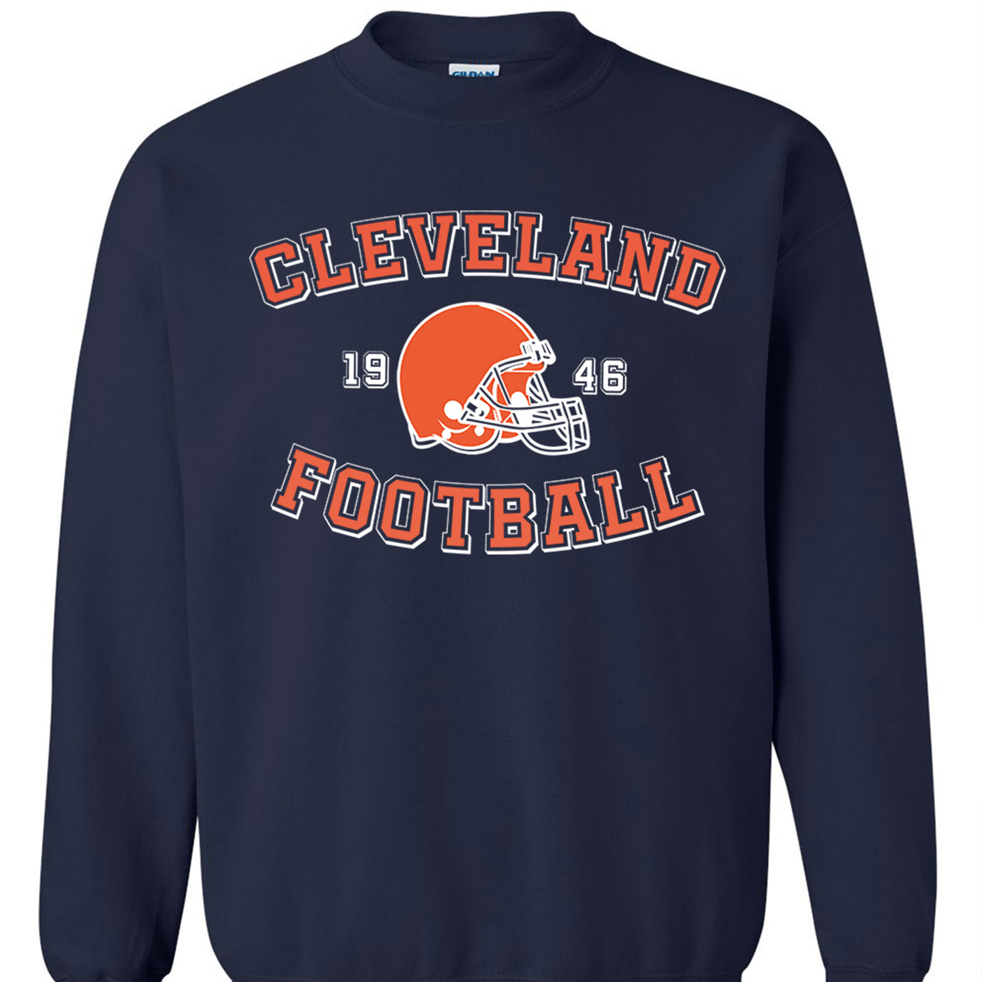 Cleveland Browns Vintage Sweatshirt NAVY COLOR