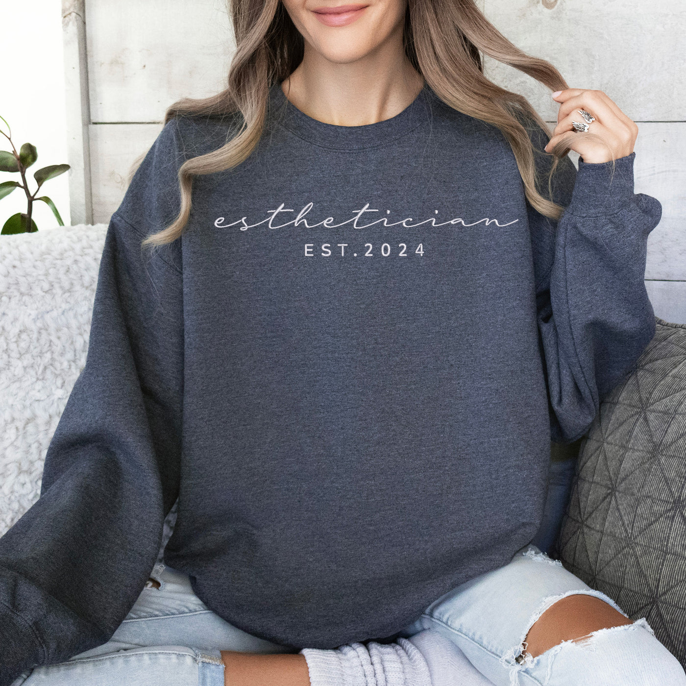 Licensed Esthetician Embroidered Hoodie 2