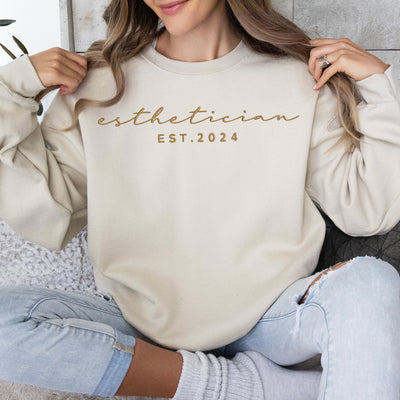 Licensed Esthetician Embroidered Hoodie 3