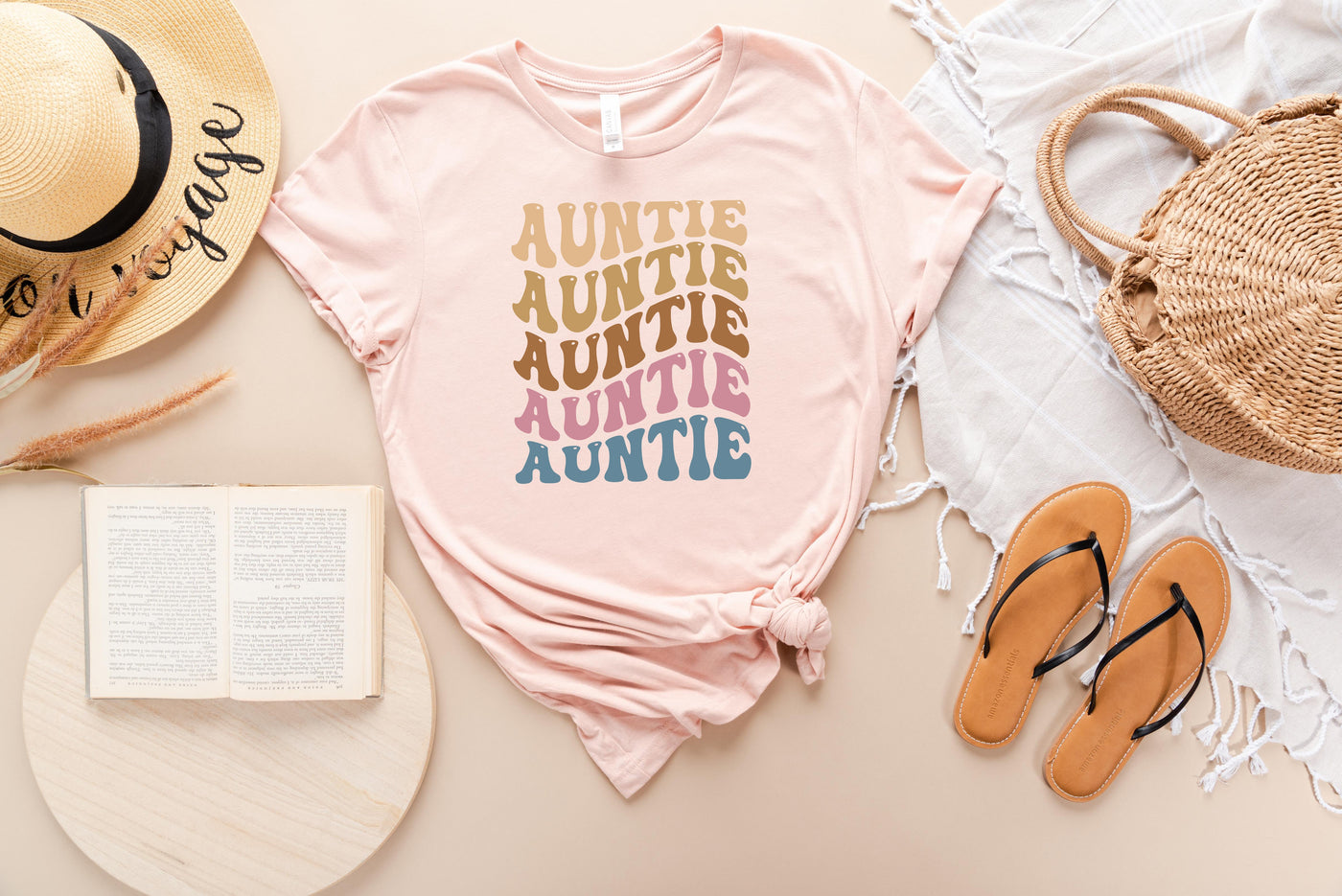 Retro Auntie light pink T-Shirt