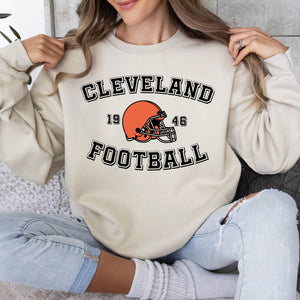 Cleveland Browns Vintage Sweatshirt SAND COLOR