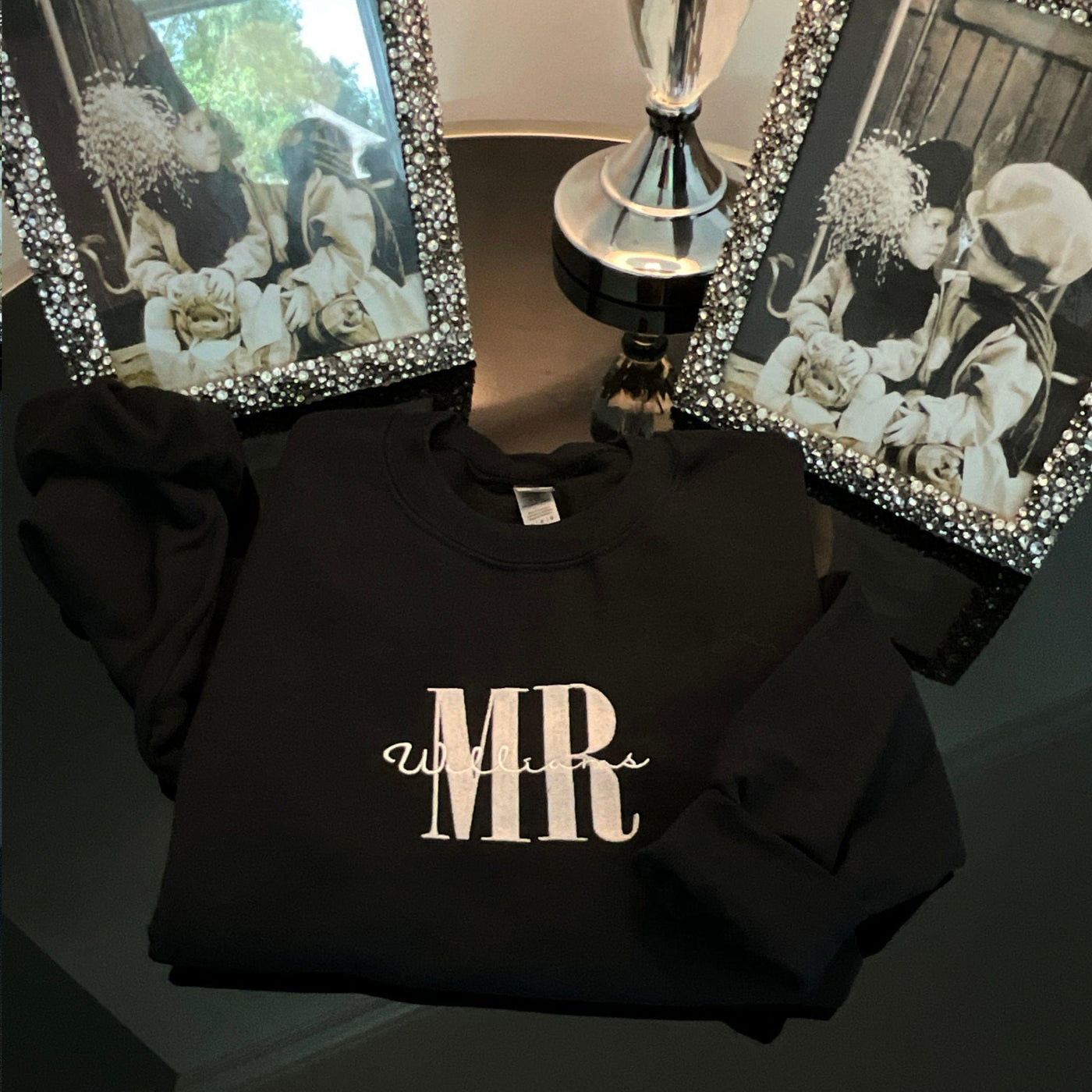 Personalized Mr. Mrs. Matching Couple Sweatshirts 6