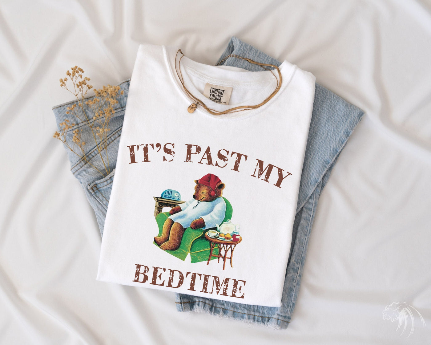  its past my bedtime TSHIRT, White Color