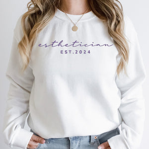 New Licensed Esthetician Shirt - Women's Skin Therapist Hoodie - Unique Esthetician Gift Idea! ES020 - US Custom Shirt